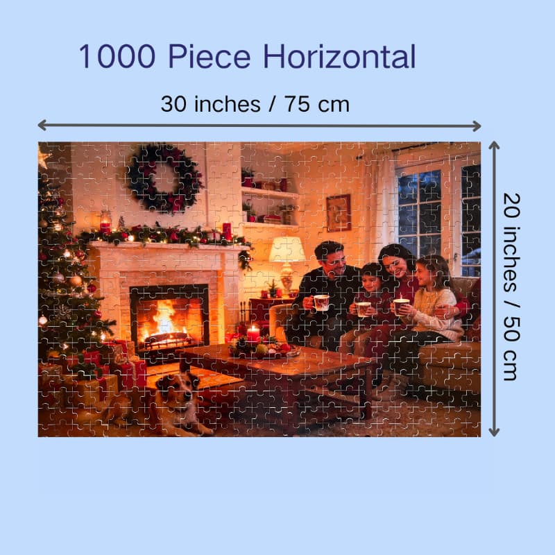 Photo Custom Wood Puzzles - 500 & 1000 Pieces, Personalized Gifts for Mom & Dad, Holidays, Birthdays & Weddings