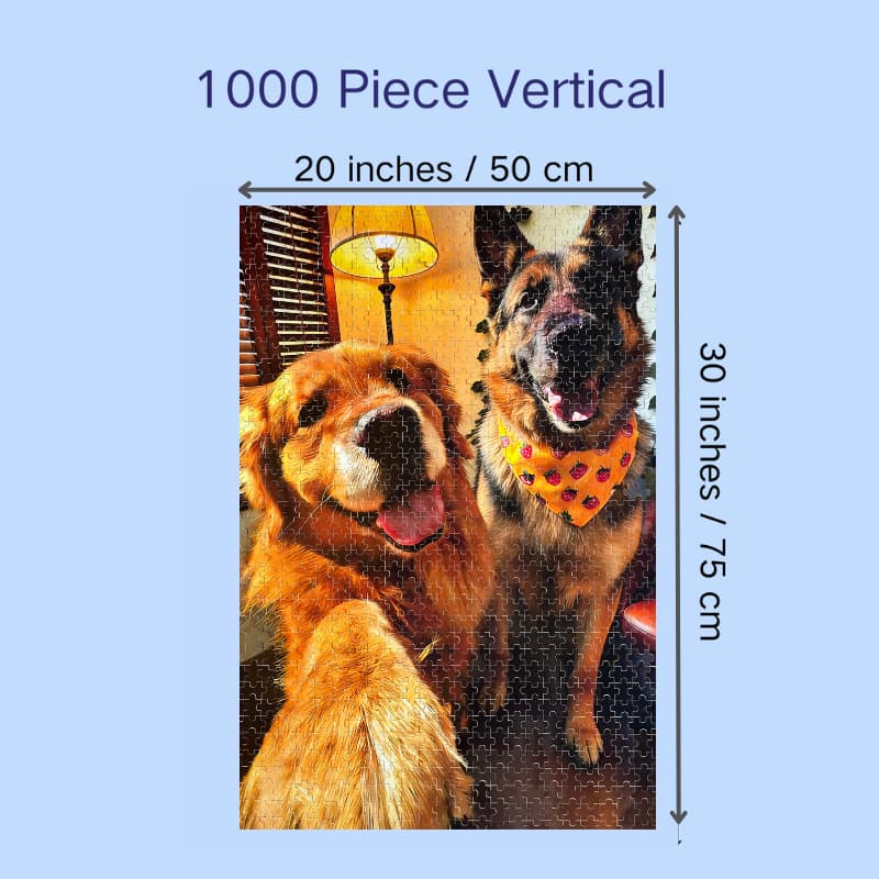 Photo Custom Wood Puzzles - 500 & 1000 Pieces, Personalized Gifts for Mom & Dad, Holidays, Birthdays & Weddings