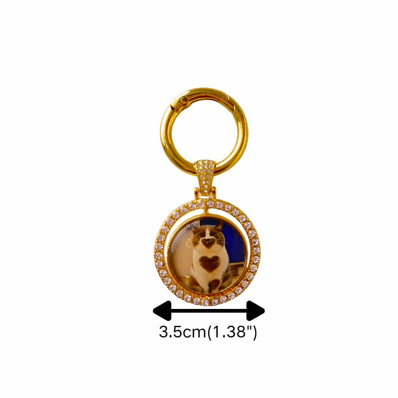 Custom Pet Keychain-Personalized With Your Per's Photo