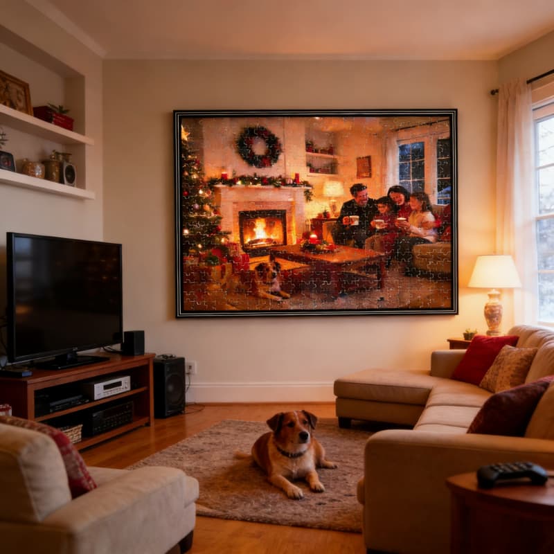 Photo Custom Wood Puzzles - 500 & 1000 Pieces, Personalized Gifts for Mom & Dad, Holidays, Birthdays & Weddings